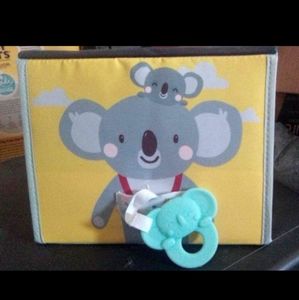 Taf Toys Koala Infant Tummy-time High Contrast Soft Crinkle Activity Book with H
